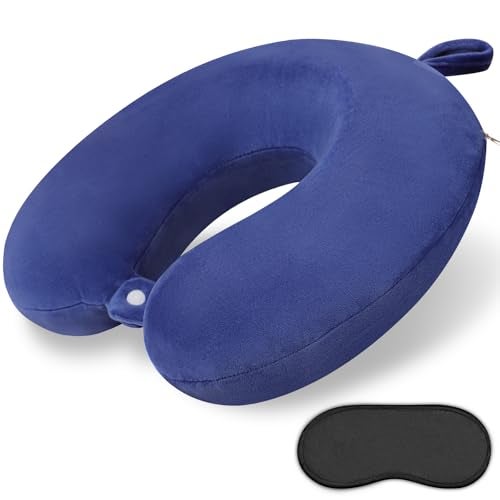 Gosider Travel Pillow Neck Pillow for Airplanes Memory Foam Neck Pillow for Traveling, Car, Home, Flight Portable Pillow for Sleeping Provide Head Neck Support Rest - Image 1
