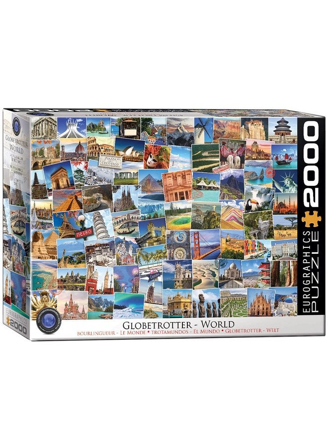 EuroGraphics World Globetrotter 2000-Piece Puzzle - Image 1