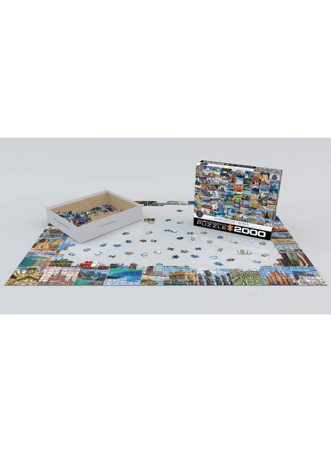 EuroGraphics World Globetrotter 2000-Piece Puzzle - Image 3