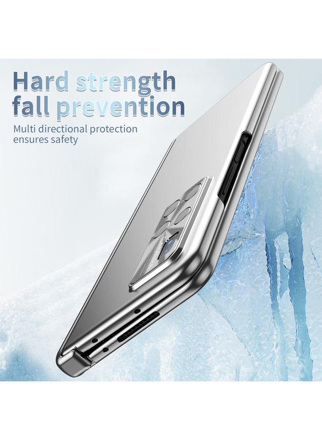 Case For Huawei Mate X2 Electroplating Hinged Folding Phone Case with S Pen Fold Edtion - Image 4