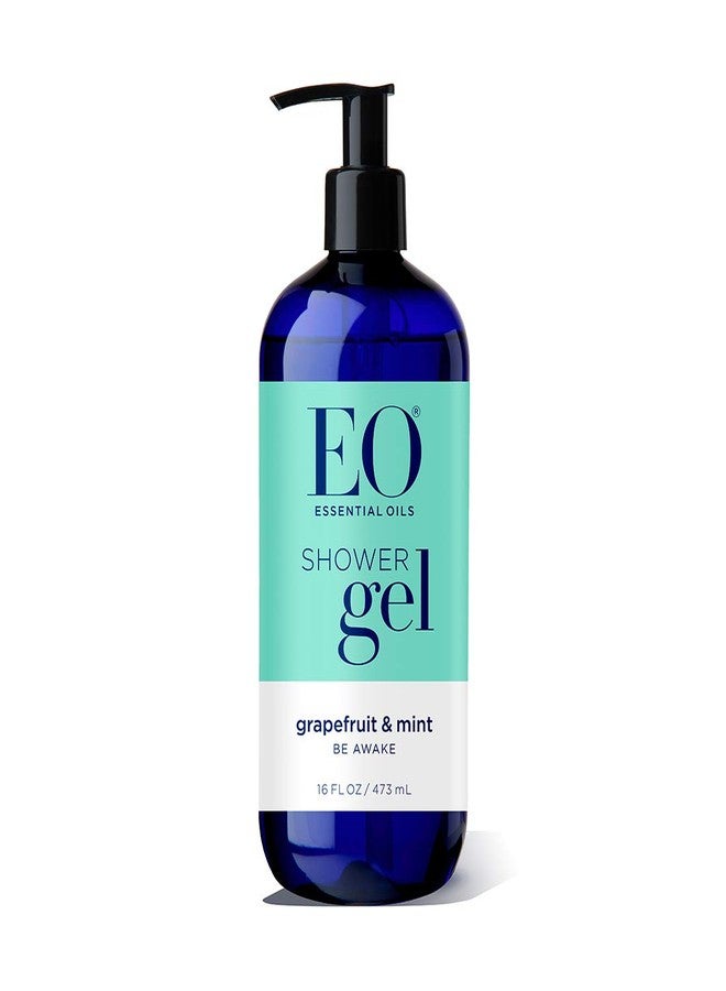 EO Shower Gel, Grapefruit and Mint, 16 Ounce Bottles (Pack of 2) - Image 1