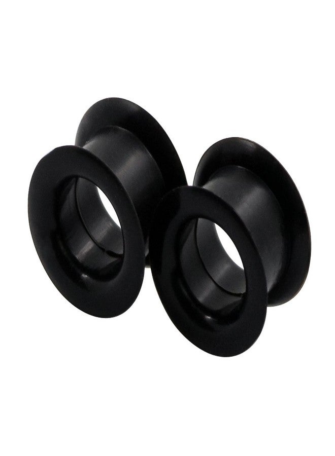 Oyaface 2 PC Colorful Hard Silicone Flexible Ear Skin Tunnels Plugs Hollow Ear Gauges 2G-25mm, Silicone, no-gem-type - Image 3
