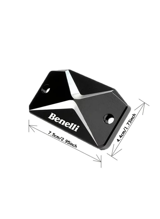 غطاء أسطوانة الفرامل الأمامية للدراجة النارية بمحرك CNC أسود لـ Benelli TRK 502 502X 500 250 - Image 2