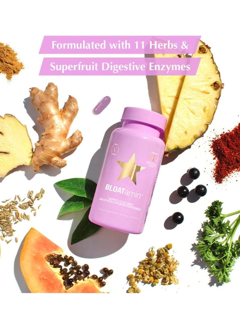 HAIRTAMIN Advanced Hair And Debloat Bundle, 2 Hairtamin With 1 Bloatamin - Image 2