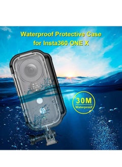 Generic New Version 30Meter Dive Case Waterproof Housing Full Protection Cover compatible with Insta360 One X Panoramic Camera Transparent Underwater Shell Accessory  - Image 3