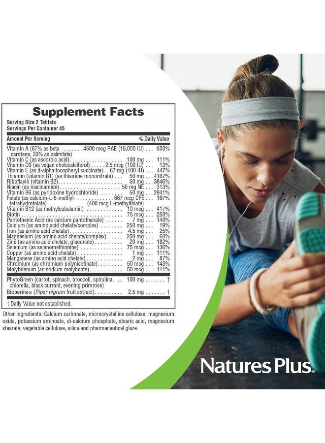 NaturesPlus أقراص باور تين المتعددة الفيتامينات للمراهقين - 90 حبة - Image 5