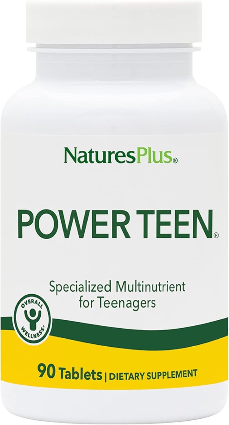 NaturesPlus أقراص باور تين المتعددة الفيتامينات للمراهقين - 90 حبة - Image 1