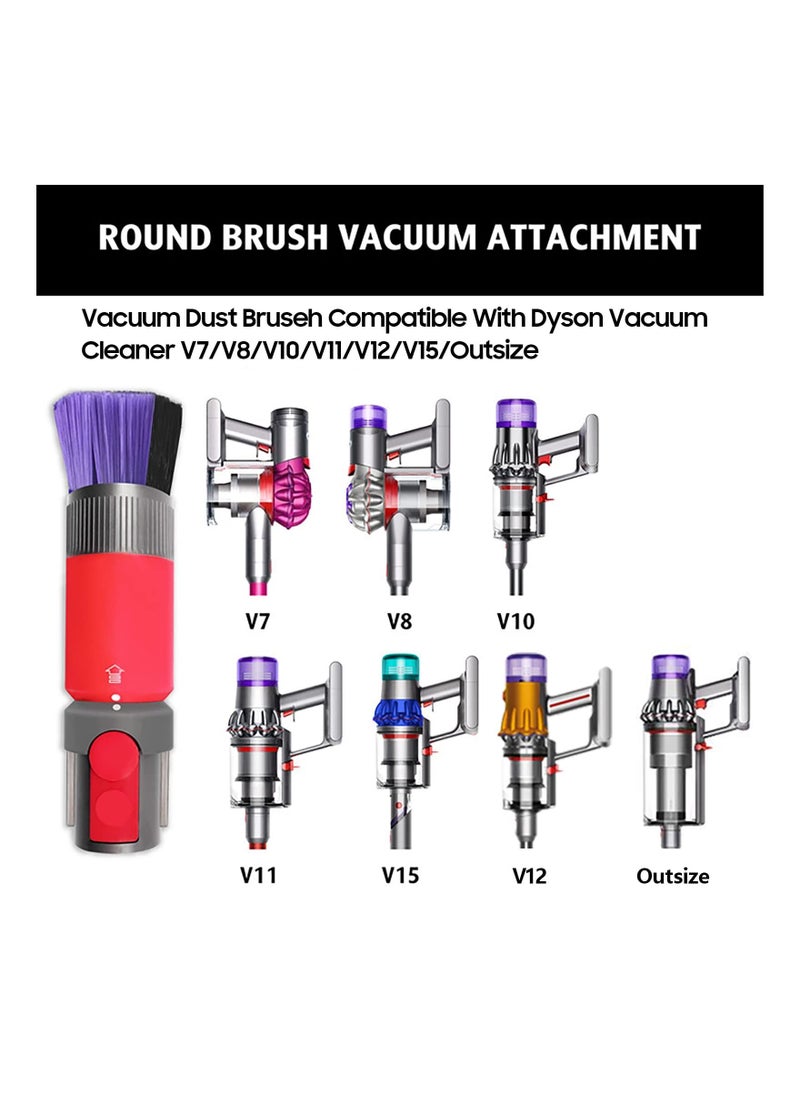 Y&D - Scratch-free Dusting Brush Attachment Replacement, Compatible with Dyson Outsize V7/ V8 Cyclone V10/ V11/ V12 Detect Slim V15 Vacuum Cleaner - Image 1