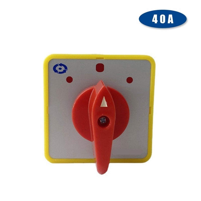 Rotary Cam Change Over Switch 40A 3 Position 4 Pole ON Off ON Silver Customize - Image 4