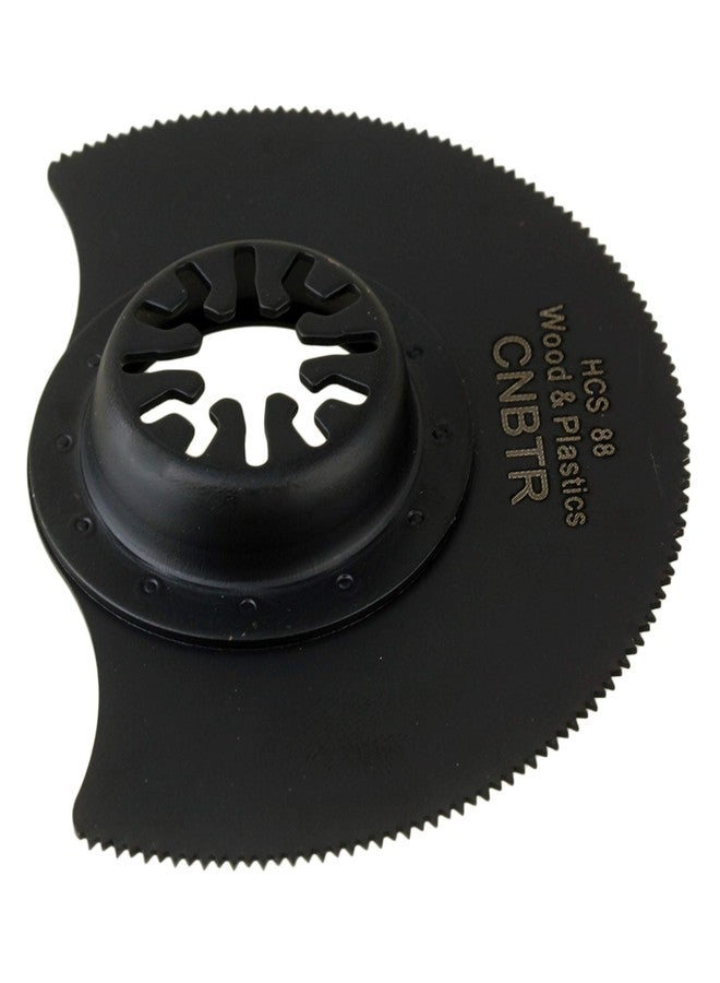 CNBTR Universal Oscillating Multitool Semicircle Saw Blades 87mm OD High-Carbon Steel with Countersunk Head Set of 50 - Image 3