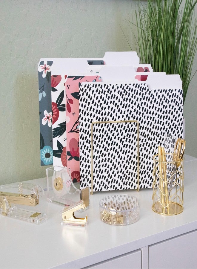 Carousel Greetings Decorative File Folders, Set of 12-3 Tab Cute File Folders Letter Size Decorative Colored File Folders Boho Manilla Folders 8.5 x 11 - Pretty File Folders Home Office Supplies (Mesmeric) - Image 5
