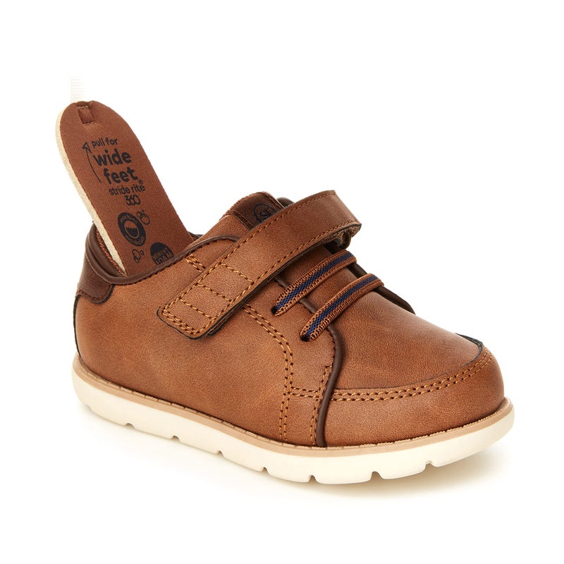 Stride Rite 360 Boys Ethan Dress Shoe, Tan, 6 Toddler - Image 2