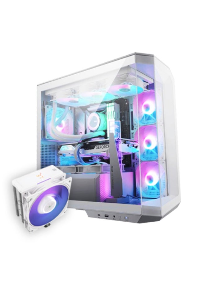 Saudi Gamerz Gaming Computer PC i5-14400F, RTX 5060 Ti VIDEO CARD, 16GB DDR5 MEMORY, 1TB M.2 ,With gaming monitor, mouse and keyboard  - Image 2
