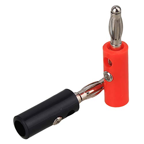 RDEXP 40pcs Nickel Plated 4mm Multimeter Probe Banana Plug Male Screw Type Connectors - Image 2