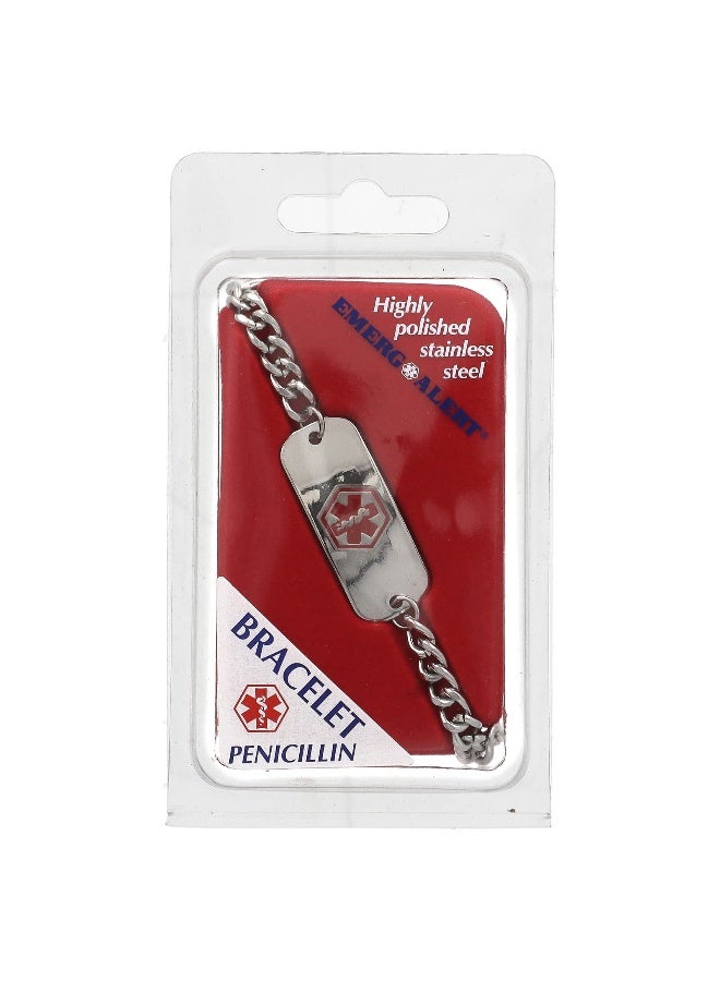 Emerge-Alert Emerge-Alert, Penicillin Allergy Bracelet, 1 Count - Image 1