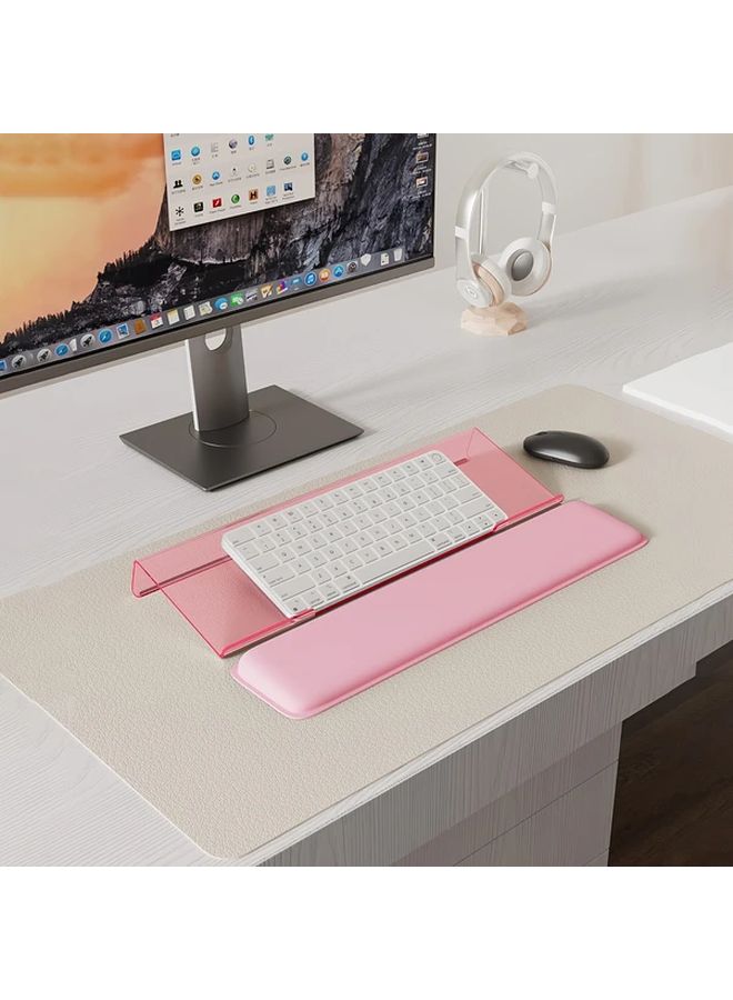 Black Transparency Ergonomic Wrist Rest Stand Keyboard Pad for Typing Comfort - Image 1