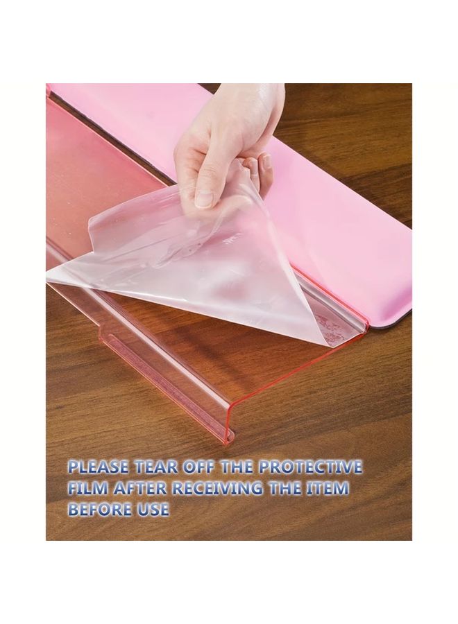 Black Transparency Ergonomic Wrist Rest Stand Keyboard Pad for Typing Comfort - Image 5