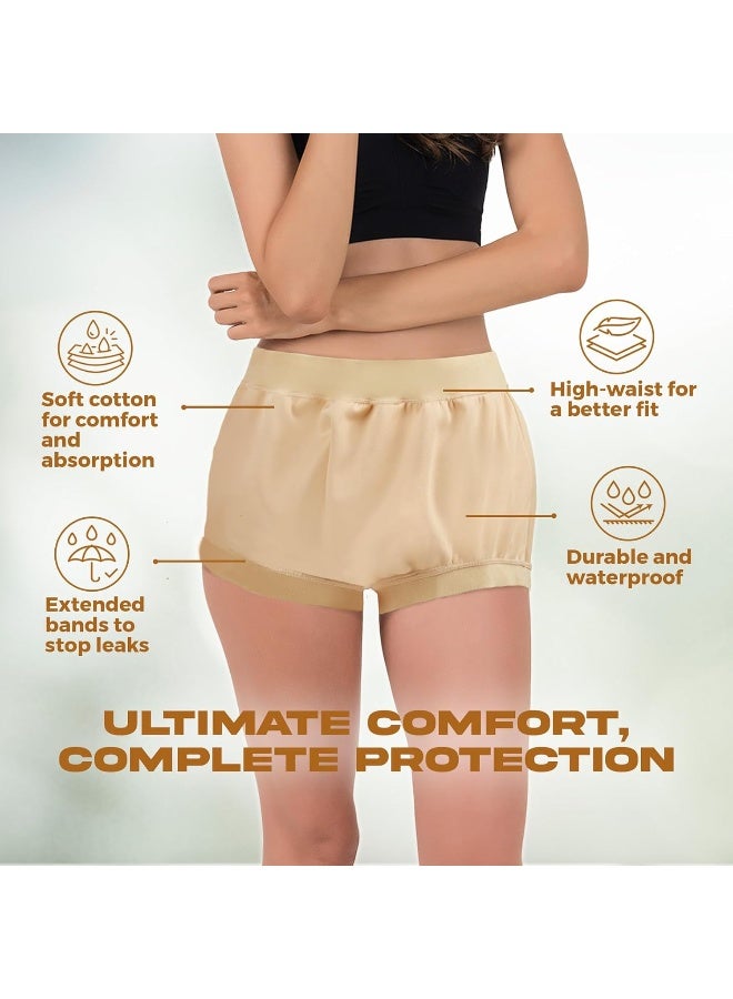 AQX Adult Diaper Cover Waterproof, Reusable Incontinence Plastic Pants Underwear, High Waist Leakproof Absorbent Rubber Diapers 3XL - Image 2