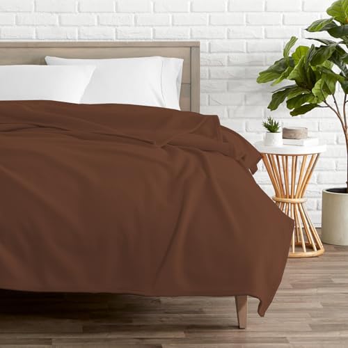 STARNSTYLE 300 TC All Season Solid/Plain Lightweight Polar Fleece Single Bed Blanket (152 x 230 cm) Brown Blanket SingleIV10 - Image 4