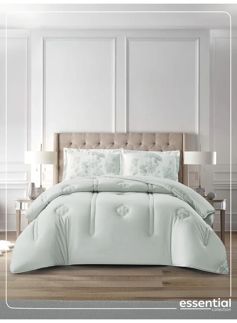 دوناتيلا طقم مفرش  3 قطع مقاس مزدوج 240 × 260 سم بحشوة ثابتة