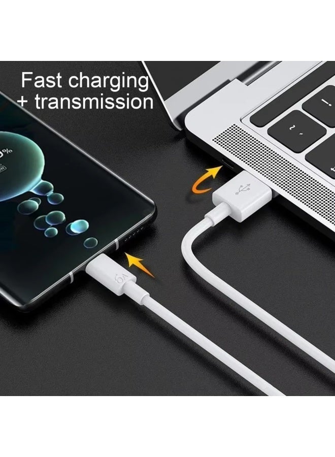 سلك شحن سريع جدًا 66W 6A - كابل USB إلى Type-C و Lightning لجهازي هواوي شاومي أوبو فيفو آيفون آبل وأندرويد - Image 5