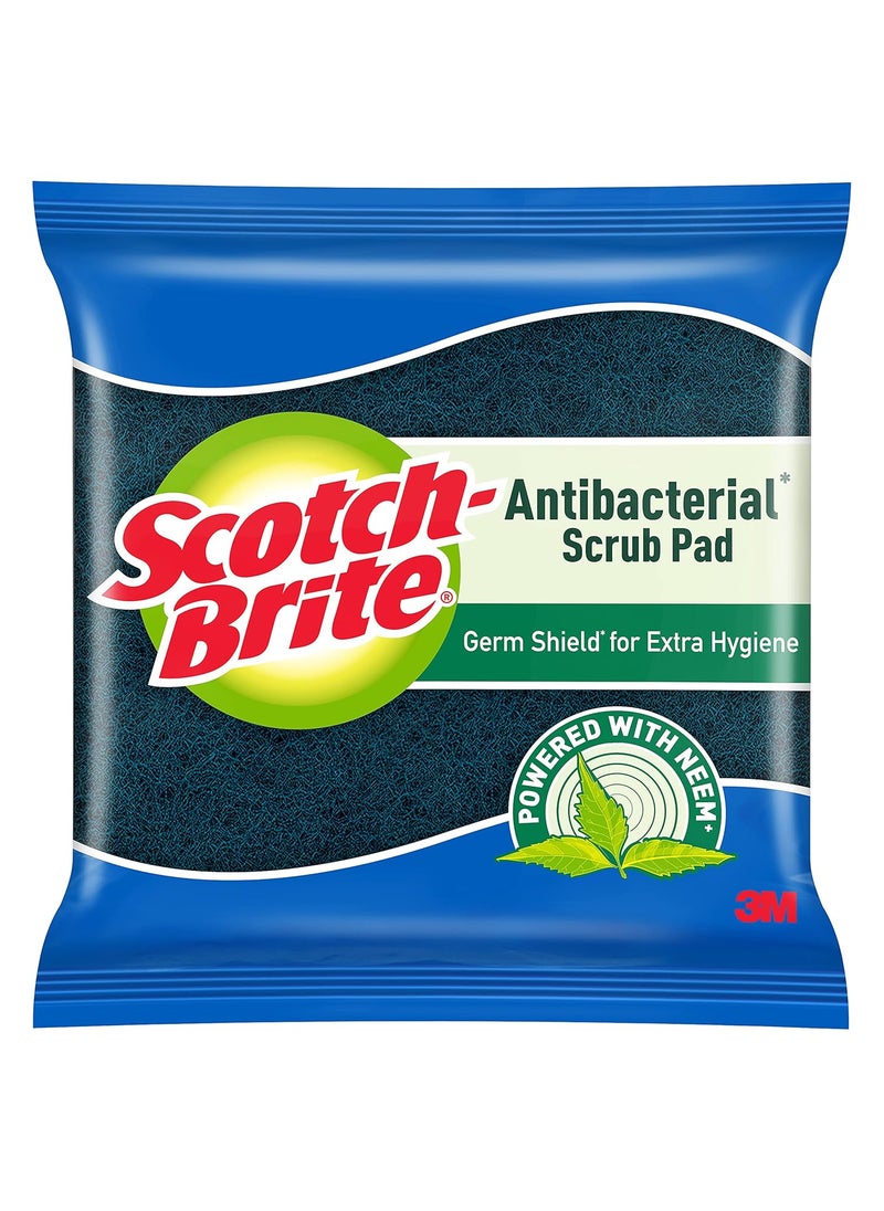 Scotch Brite ScotchBrite Anti Bacterial Scrub Pad Neem Fragrance Super Saver Pack of 5  - Image 1