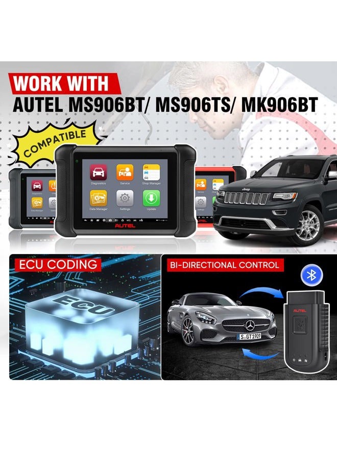 Autel MaxiSYS VCI100 Wireless Diagnostic Interface, 2026 MaxiVCI VCI V100 Car Communication Interface, OBD2 Connector Adapter Dongle, Compatible for Autel Scanner MS906BT MK906BT MS906TS - Image 2