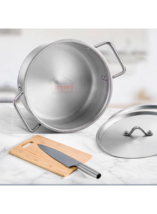 Timmy 12-Piece Aluminium Cookware Set - High-Durability Cookware for Family Cooking, Even Heat Distribution, Durable Construction, Easy to Clean, Perfect for Healthy Everyday Home Cooking - Image 4