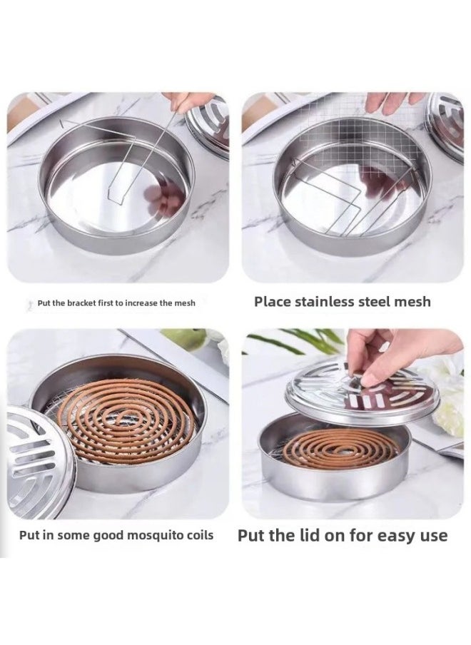 Mosquito-repellent Incense Tray Portable Outdoor Aromatherapy Sandalwood Tray Holder Fireproof Mosquito-repellent Incense Stove Shelf Household Stainless Steel Mosquito-repellent Incense Box-Specification:Mosquito Coil Box Taller And Thicker - pzsku/Z6CF0840510FF57F03AFDZ/45/_/1741676816/f55ff8e3-3ac7-49cc-bcc3-6b427c3f94b5