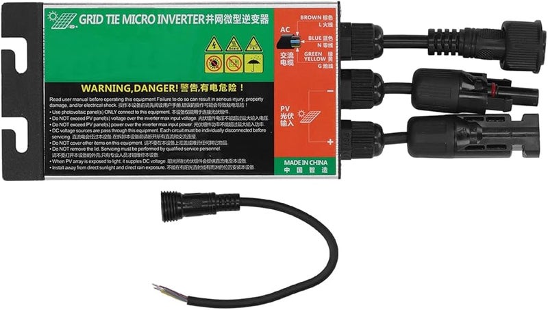 180 واط ميكرو العاكس الشمسي النقي للموجة الجيبية مع تتبع نقطة الطاقة القصوى للربط بالشبكة - Image 2