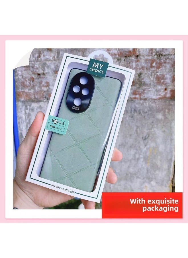 Generic - Xingmang Leather Pattern Is Suitable For HuaweiGlory Step High OPPO Millet Mobile Phone Case Protective Cover Business Style-Color:Black/starburst【vo】-Applicable Models:X200PRO - Image 1