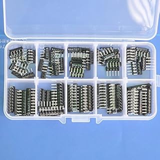 Electronics-Salon Thick Film Network Resistor Assortment Kit, Array Resistor, Bussed Type, 1/8W, SIP-5 and SIP-9 470 1K - Image 1