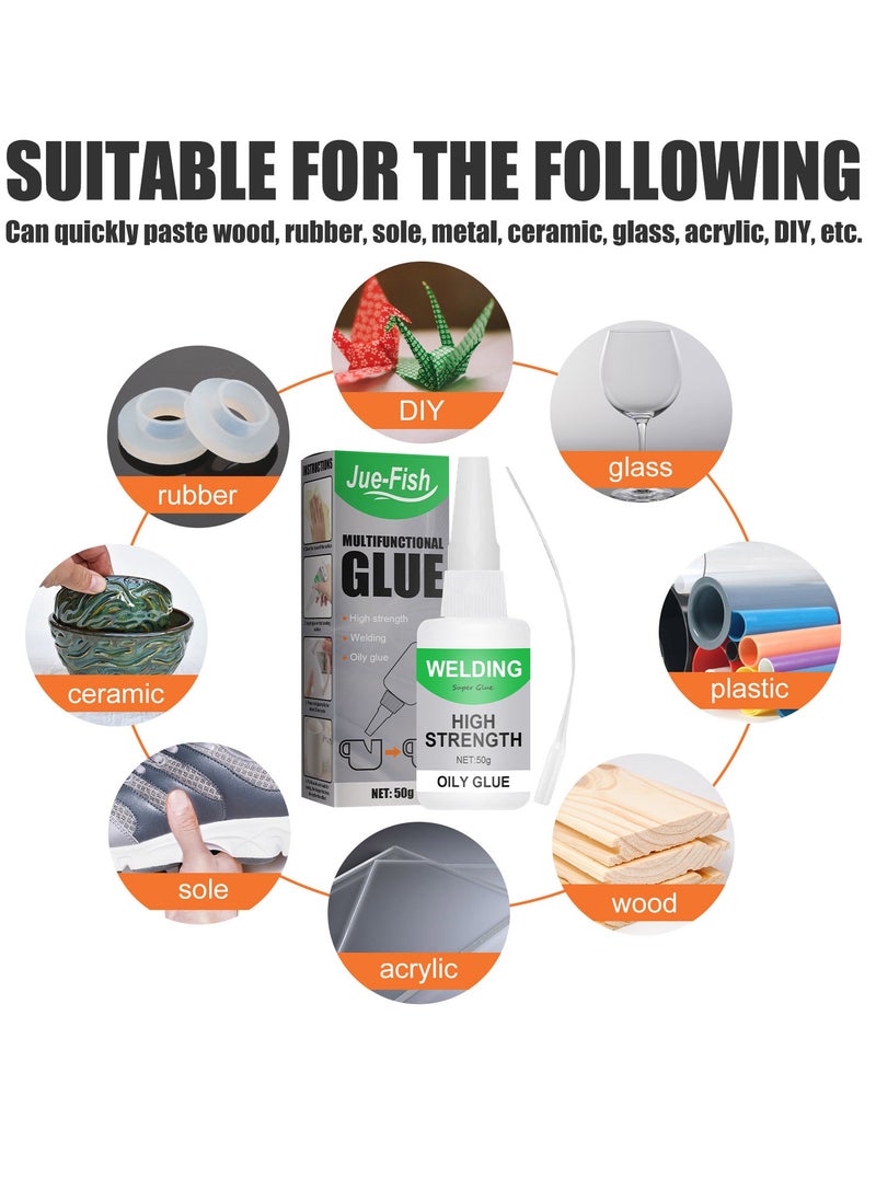 Multifunctional Glue 50g, Special Transparent Quick-Drying Glue For Wood, Glass & Ceramics, Waterproof Universal Glue, Quick Bonding, Crafts, Home Repairs - pzsku/Z6CF0B50BE19388F8BEEDZ/45/_/1718779865/1409cdc9-dc23-4105-a860-9ebc9bb2a545