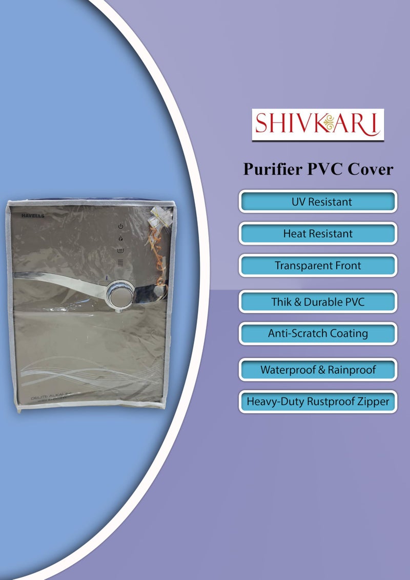 Shivkari Body Protective Cover for Havells Delite Alkaline Water Purifier, RO+UV Model Waterproof & Dustproof Water Purifier RO Body Cover - Image 3