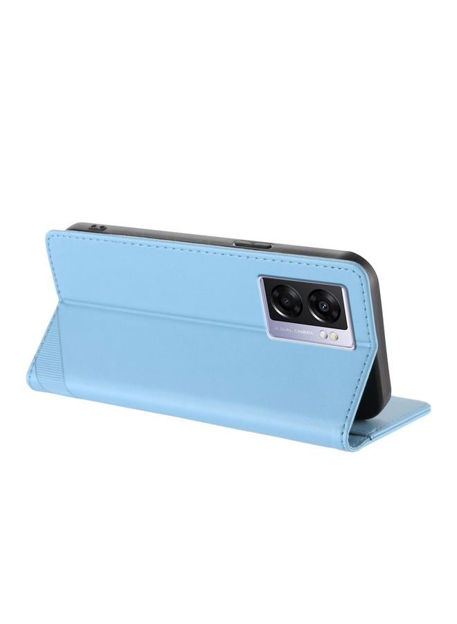 اس-توب جراب هاتف Realme V23 من الجلد المنقوش متعدد الوظائف بتصميم محفظة كلاسيكي - Image 3