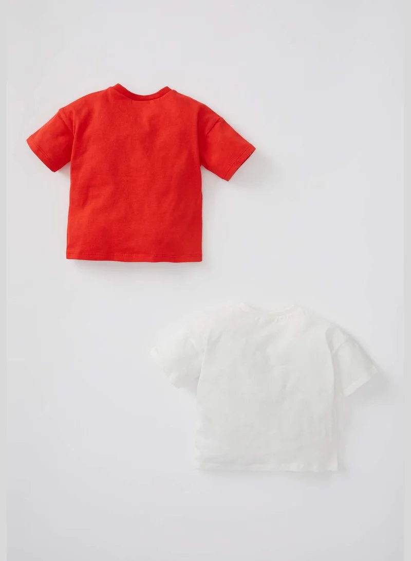 ديفاكتو BabyBoy Regular Fit Knitted Short Sleeve T-Shirt