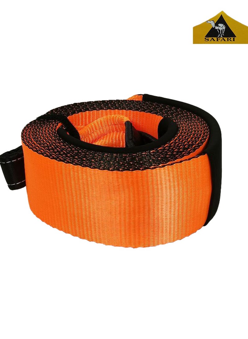 Safari SAFARI 20 Ton 9 Meter Tow Rope , Heavy Duty With Two D Ring Shackle Bag Car Breakdown Towing Rope STR08  - Image 1