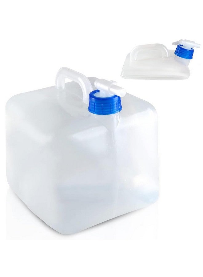 Optifit® 20L Collapsible Portable Water Storage Tank with Faucet, BPA-Free Emergency Water Container for Camping, RV Travel & Outdoor Activities, Leakproof & Durable Design - Image 1