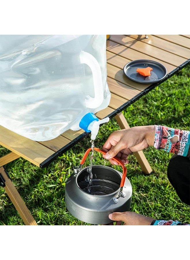 Optifit® 20L Collapsible Portable Water Storage Tank with Faucet, BPA-Free Emergency Water Container for Camping, RV Travel & Outdoor Activities, Leakproof & Durable Design - Image 2