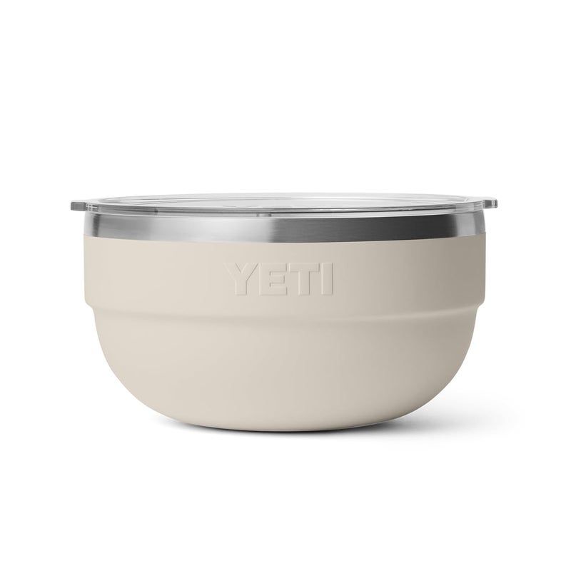 YETI Rambler Bowl  Vacuum Insulated  Stackable and Nestable Stainless Steel Bowl with Lid  2 Quart  Cape Taupe - Image 3