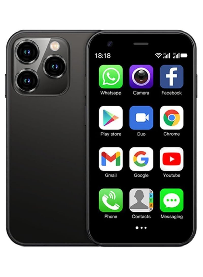 Soyes XS15 Pro Mini Smart Phone 3 Inch Display Android Quad Core 8.1 Black - Image 1