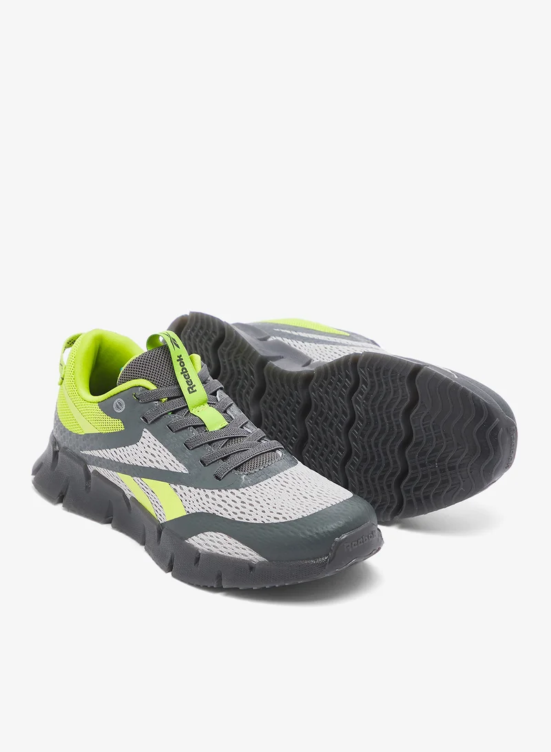 Reebok Grey1/Grey5/Retrolime Kids Zig N Glow 3 Elastic Lace for Men | Best Price UAE