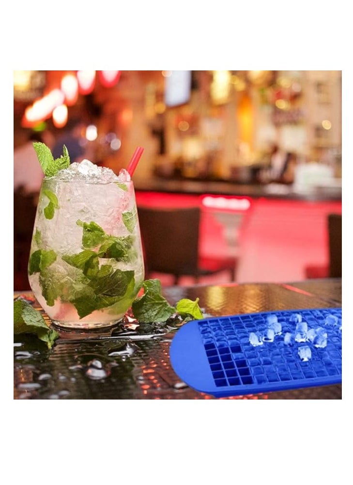 Cool Baby - Mini Ice Cube Trays 3 Pack 160 Crushed Ice Cube Molds Small Ice Cubes for Easy Removal BPA Free Flexible Stackable and Durable Soft Mold Storage Container - Image 1