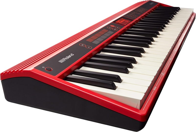 Roland لوحة مفاتيح إنشاء الموسيقى رولاند Go-61K مع اتصال هاتف ذكي لاسلكي - أحمر - Image 2
