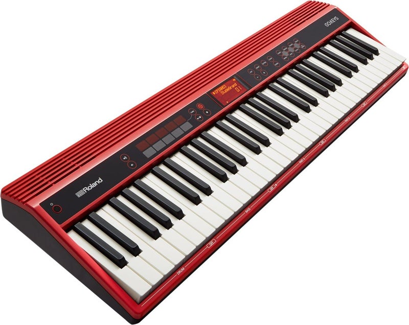 Roland لوحة مفاتيح إنشاء الموسيقى رولاند Go-61K مع اتصال هاتف ذكي لاسلكي - أحمر - Image 3