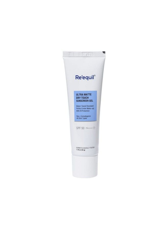 RE' EQUIL Ultra Matte Dry Touch Sunscreen Gel Spf 50 Pa++++ Water Resistant With Zinc Oxide And Titanium Dioxide 50G - Image 2