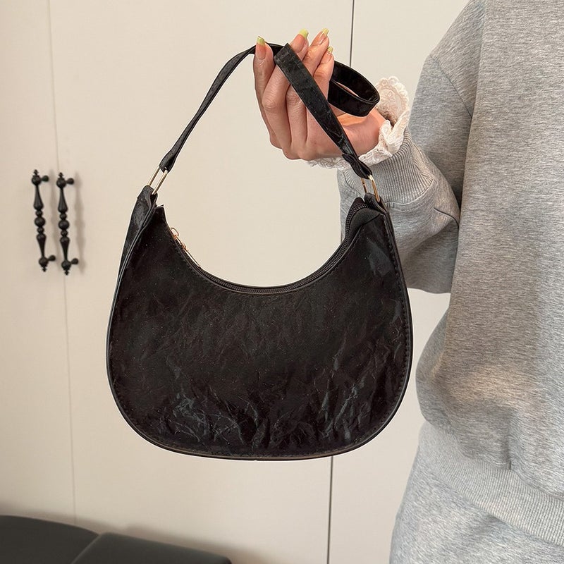 Women's Crescent Shoulder Bag - Image 5