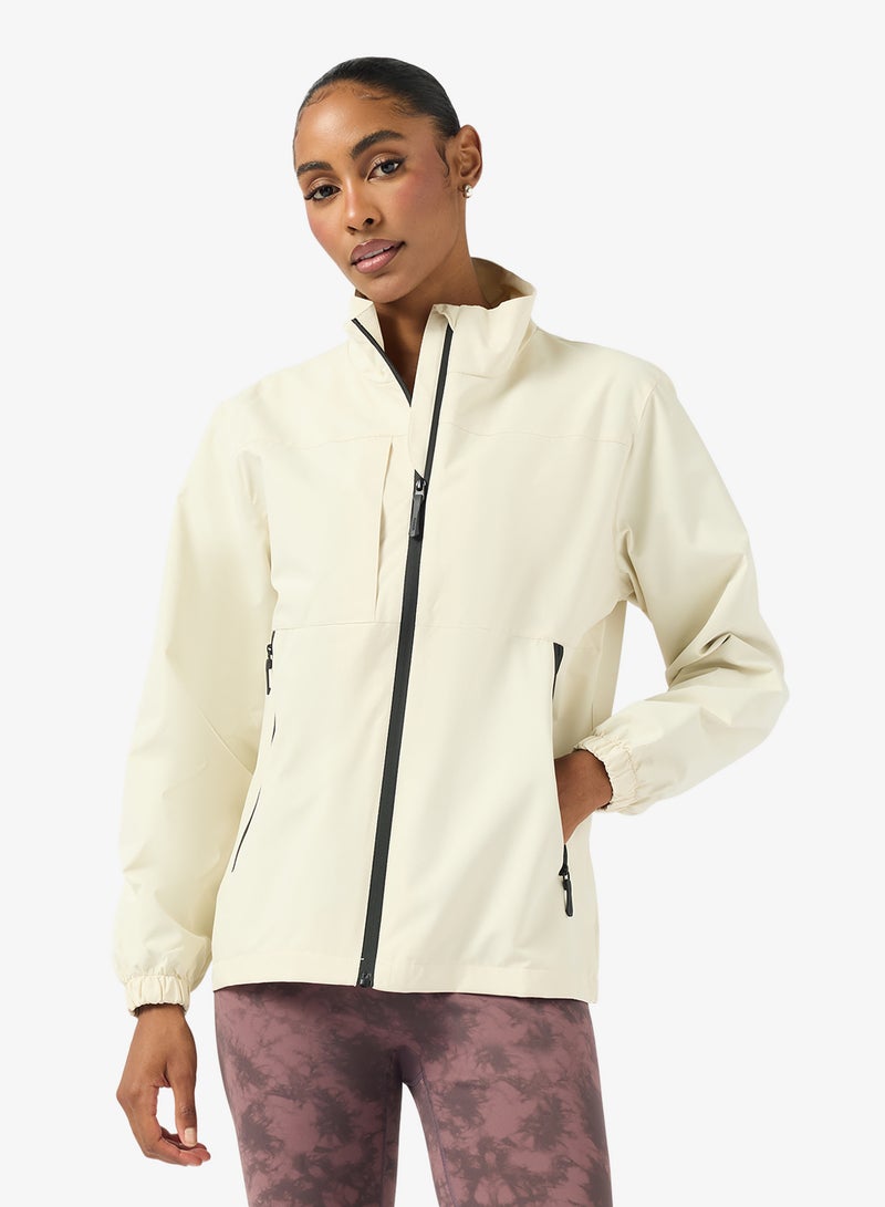 فورورد جاكيت بسحاب مقاوم للماء والرياح - Image 1