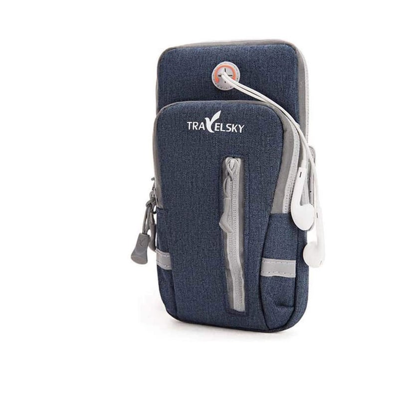 SOLARAE Running Phone Holder Bag, Sports Running Armband Adjustable Arm Bag Suitable for Outdoor Exercise, Phone Case Holder Compatible with Phones Under 6.9 inches - Image 1