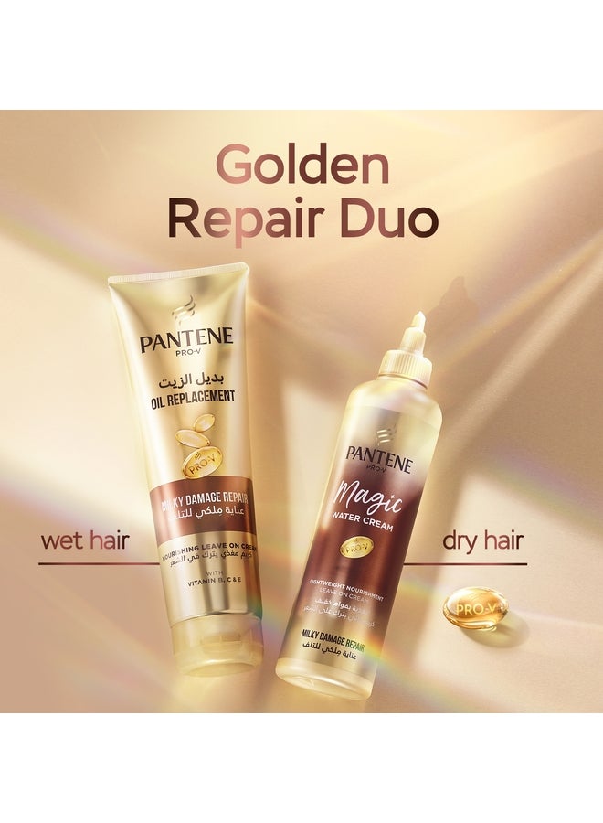 Pantene Pro-V Milky Damage Repair Oil Replacement Leave-On Cream, 275ml - Image 4